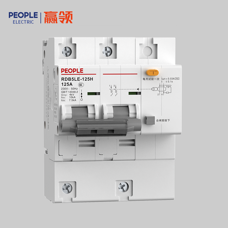 人民电器，
，
，中国人民电器，RDB5LE-125H系列剩余电流动作断路器